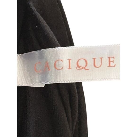 Cacique Black Wireless Comfort Bra 44DD Crossover Back - Picture 5 of 7